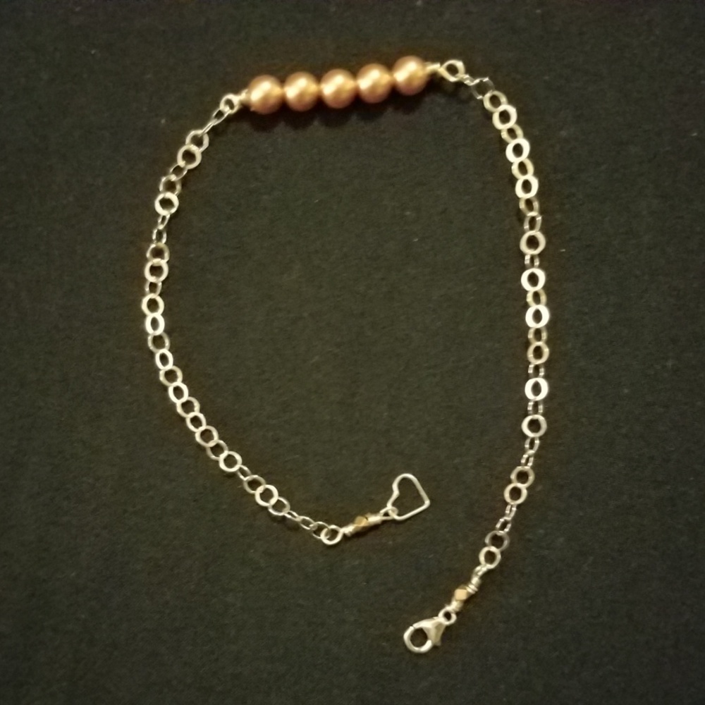 New, Dainty Swarovski Pearls Birthstone Bracelet